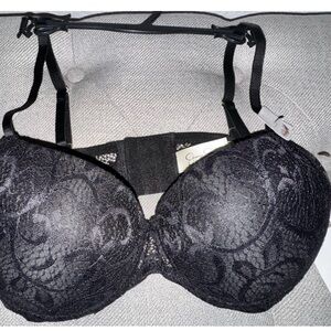 Elegant Black Lace Bra